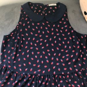 ModCloth Sleeveless Strawberry Top